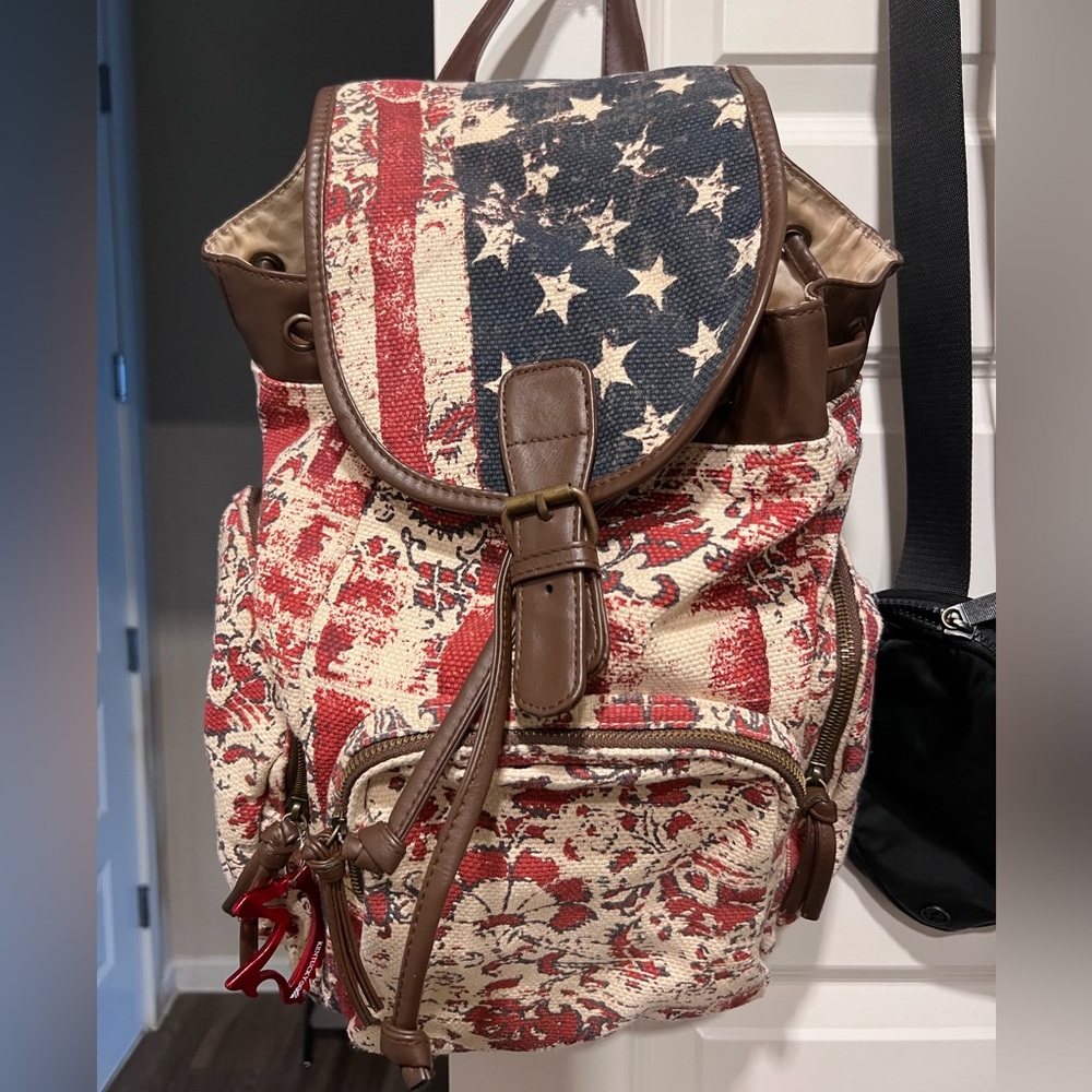 American Flag Backpack